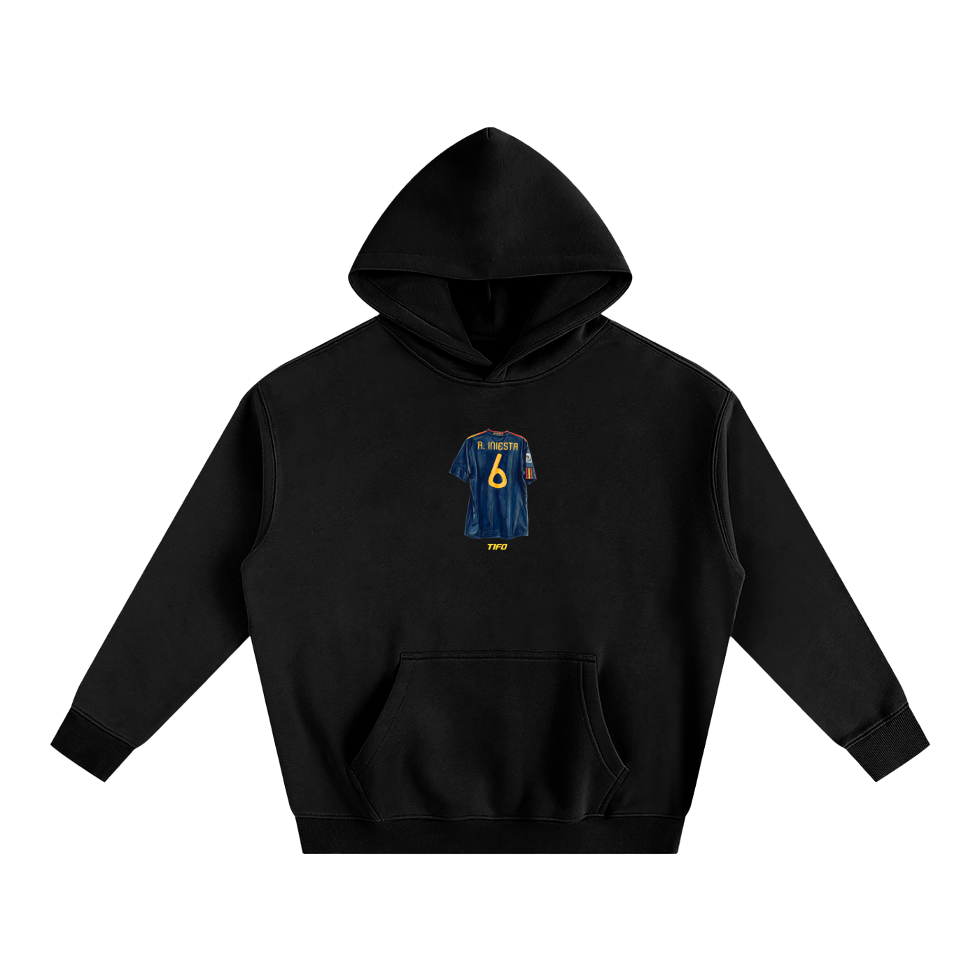 A. INIESTA - SUDADERA CON CAPUCHA (OVERSIZE)