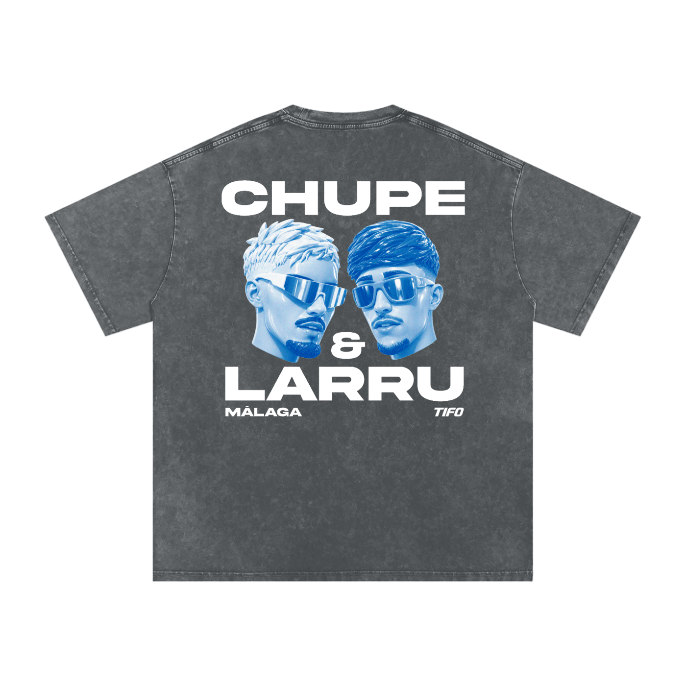 CHUPE & LARRU - CAMISETA EFECTO LAVADO