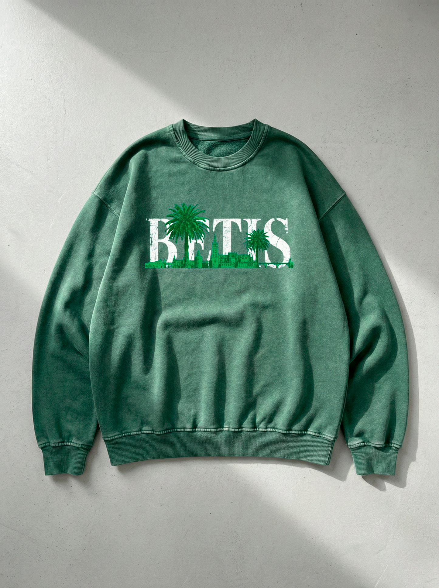 BETIS - SUDADERA EFECTO LAVADO (OVERSIZE)
