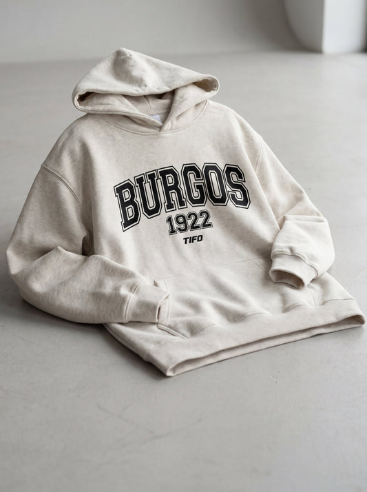 BURGOS 1922 - SUDADERA CON CAPUCHA (OVERSIZE)