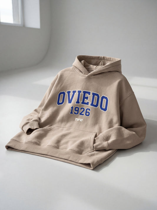 OVIEDO 1926 - SUDADERA CON CAPUCHA (OVERSIZE)