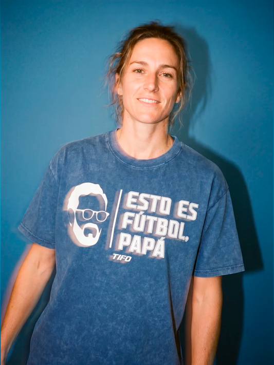 ESTO ES FÚTBOL, PAPÁ - CAMISETA EFECTO LAVADO