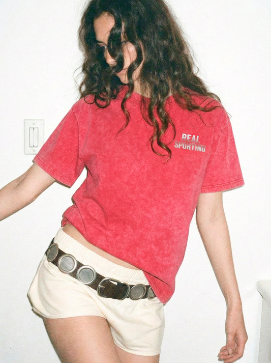 REAL SPORTING - WASHED EFFECT JERSEY