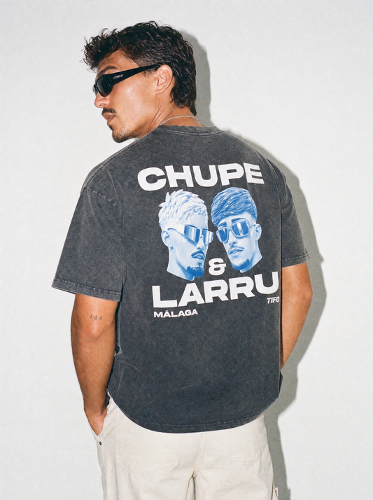 CHUPE & LARRU - CAMISETA EFECTO LAVADO