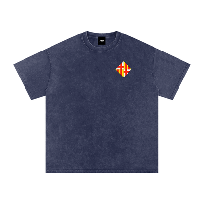 BARCELONA - CAMISETA EFECTO LAVADO