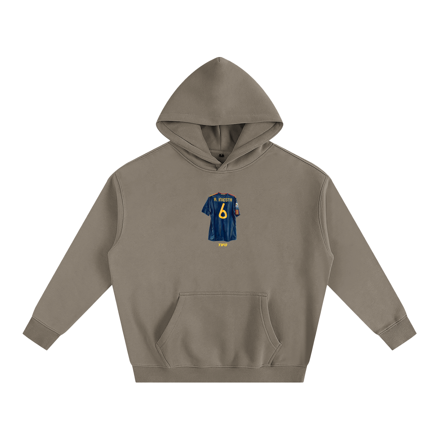 A. INIESTA - SUDADERA CON CAPUCHA (OVERSIZE)