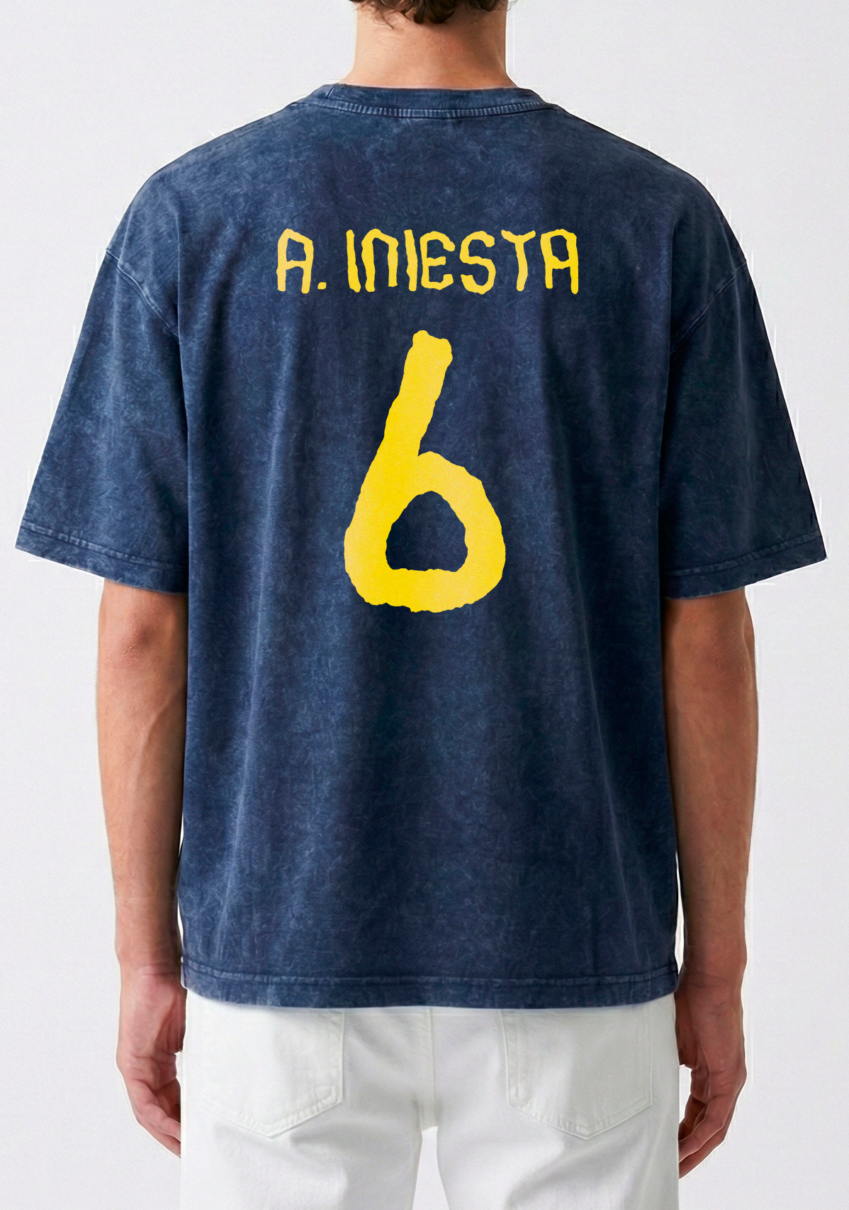 INIESTA 116'- CAMISETA EFECTO LAVADO CORTE CUADRADO