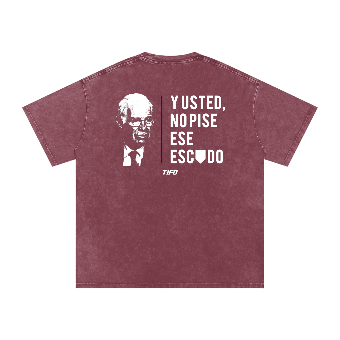 NO PISE ESE ESCUDO - CAMISETA EFECTO LAVADO