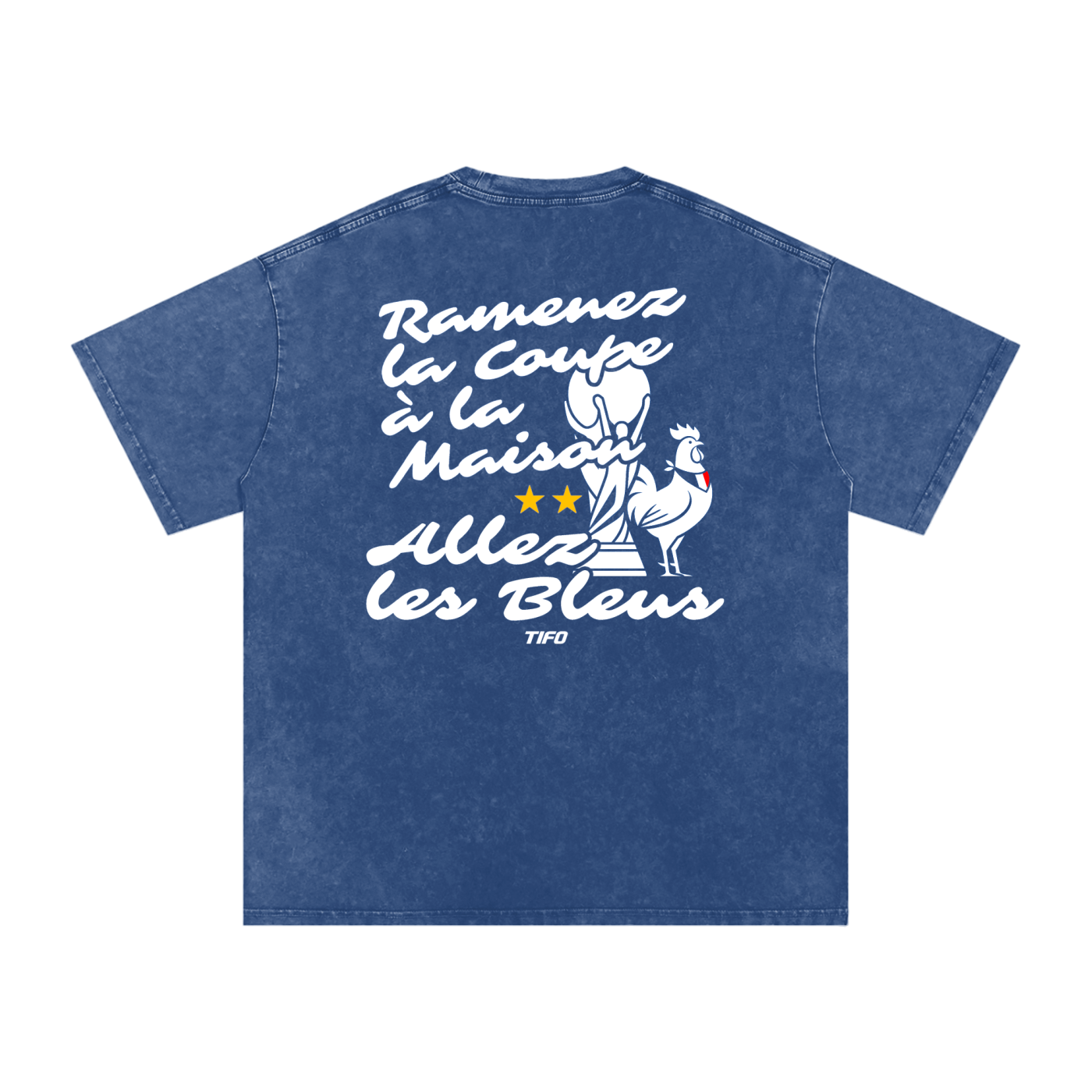 ALLEZ LES BLEUS - CAMISETA EFECTO LAVADO