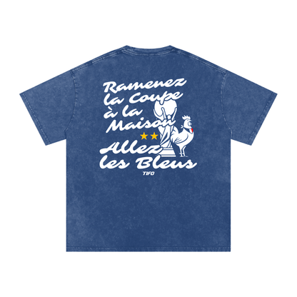 ALLEZ LES BLEUS - CAMISETA EFECTO LAVADO