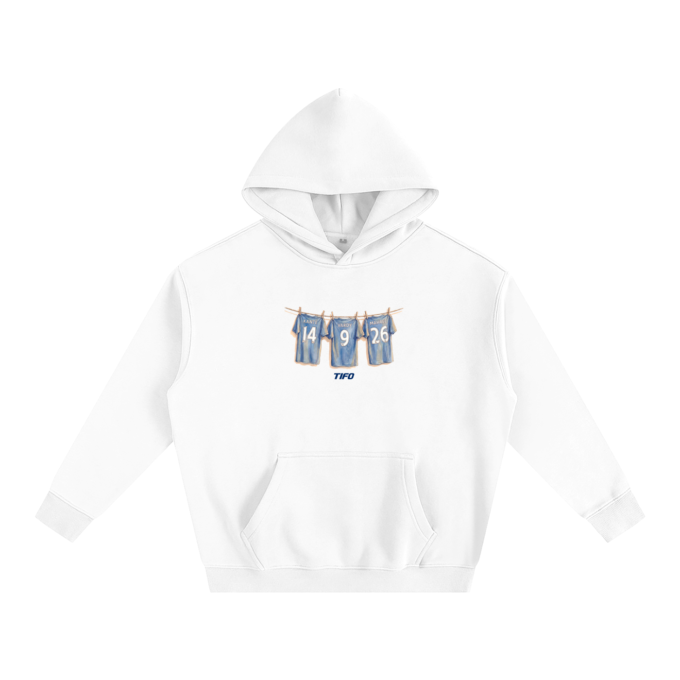 PREM CHAMPIONS (LEICESTER) - SUDADERA CON CAPUCHA (OVERSIZE)