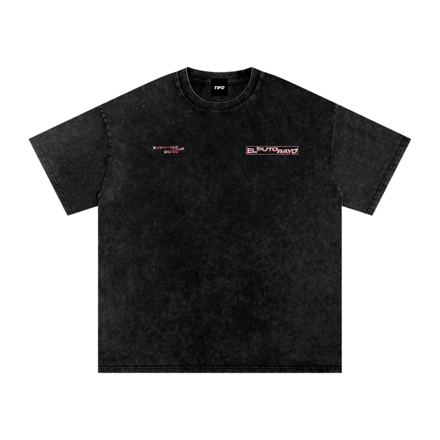 EL PUTO RAYO EUROPEAN TOUR - CAMISETA EFECTO LAVADO