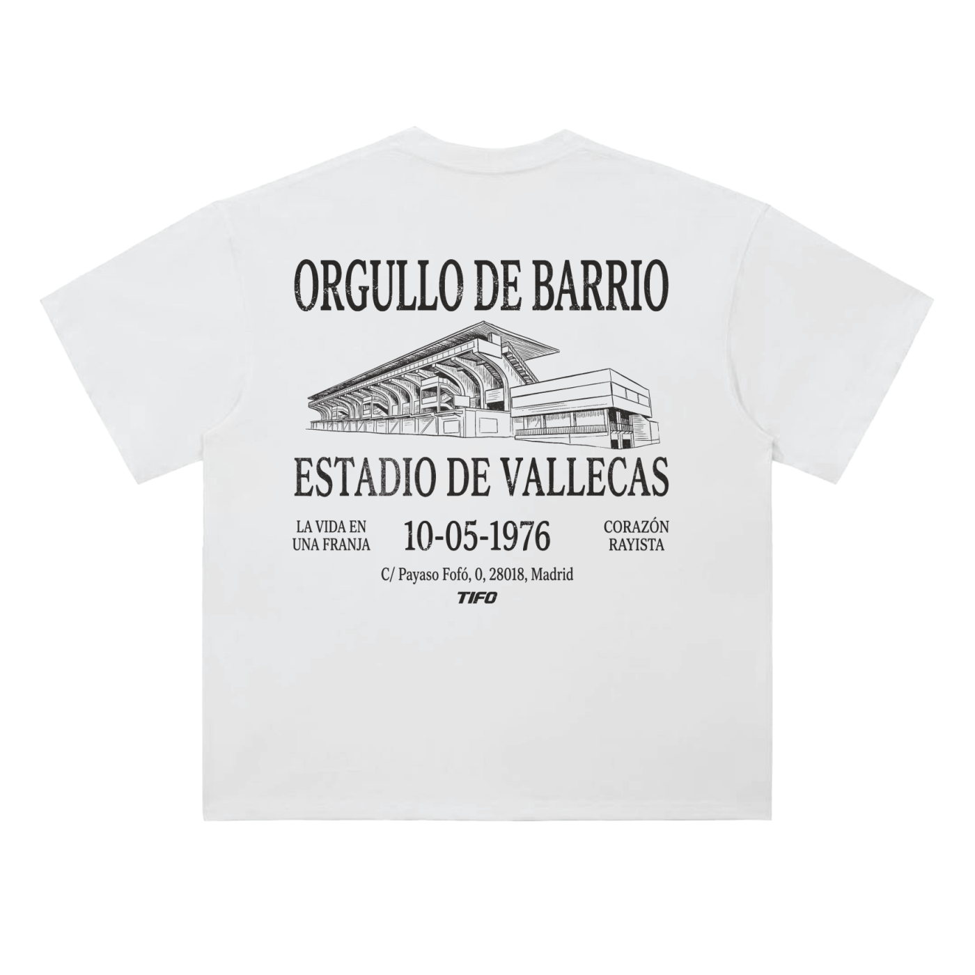 ORGULLO DE BARRIO (ESTADIO DE VALLECAS) - CAMISETA