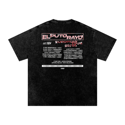 EL PUTO RAYO EUROPEAN TOUR - CAMISETA EFECTO LAVADO