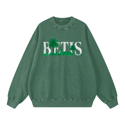 BETIS - SUDADERA EFECTO LAVADO (OVERSIZE)
