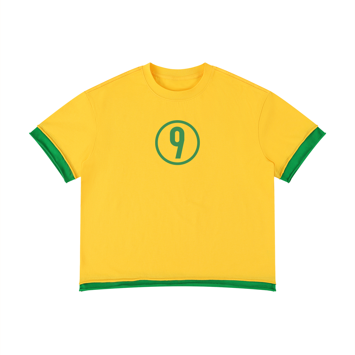 BRASIL - CAMISETA COLOR BLOCK (OVERSIZE)