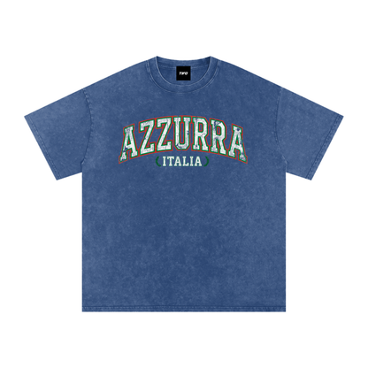 AZZURRA - CAMISETA EFECTO LAVADO
