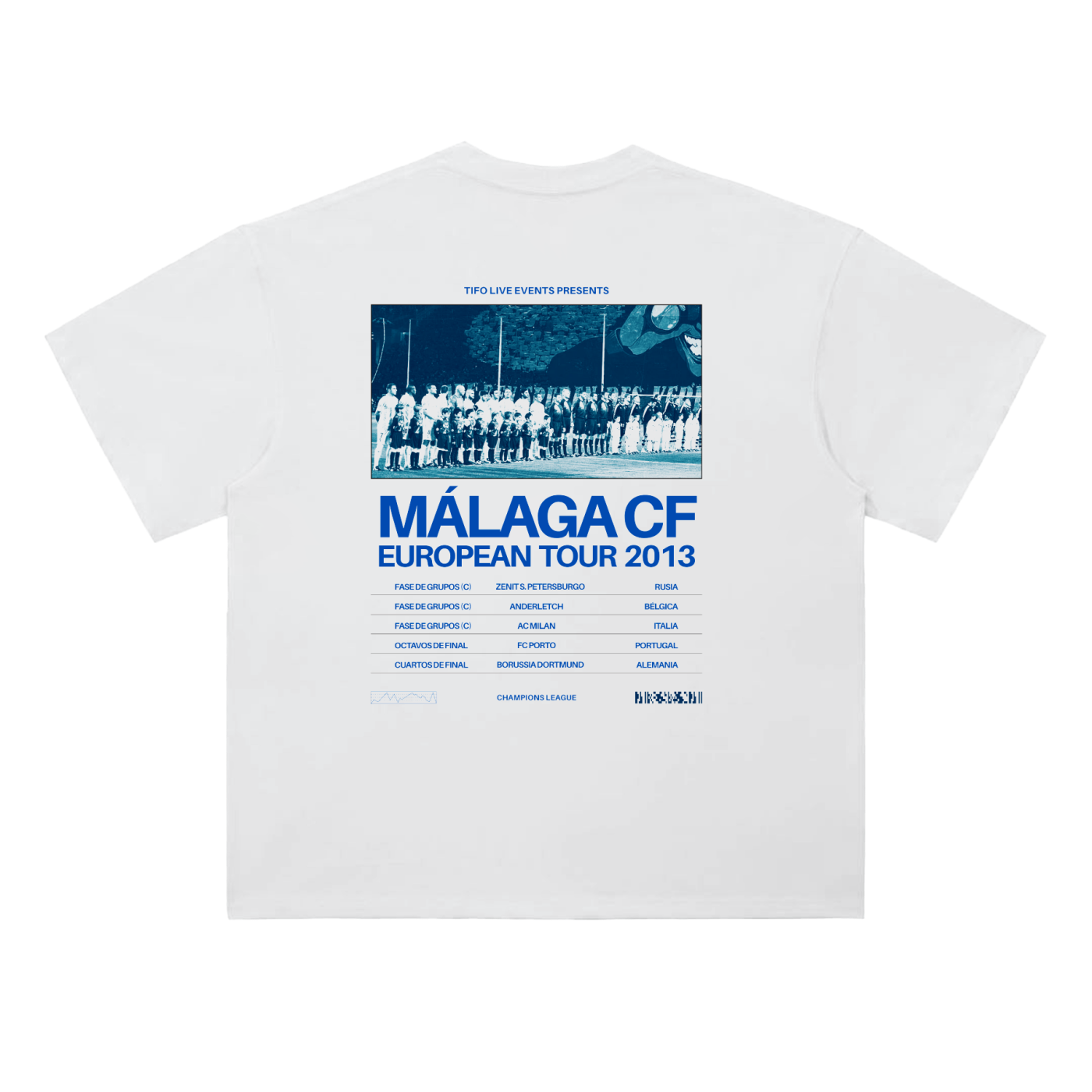 EUROPEAN TOUR 2013 - CAMISETA