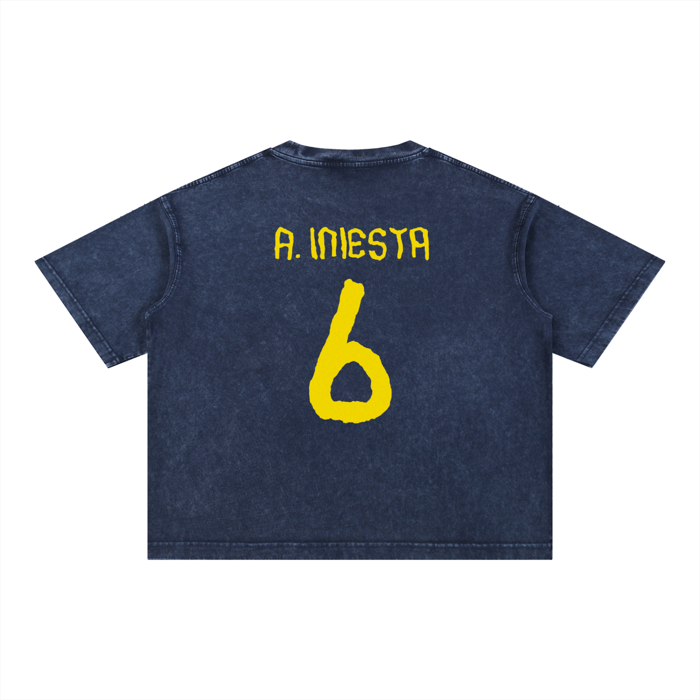 INIESTA 116'- CAMISETA EFECTO LAVADO CORTE CUADRADO