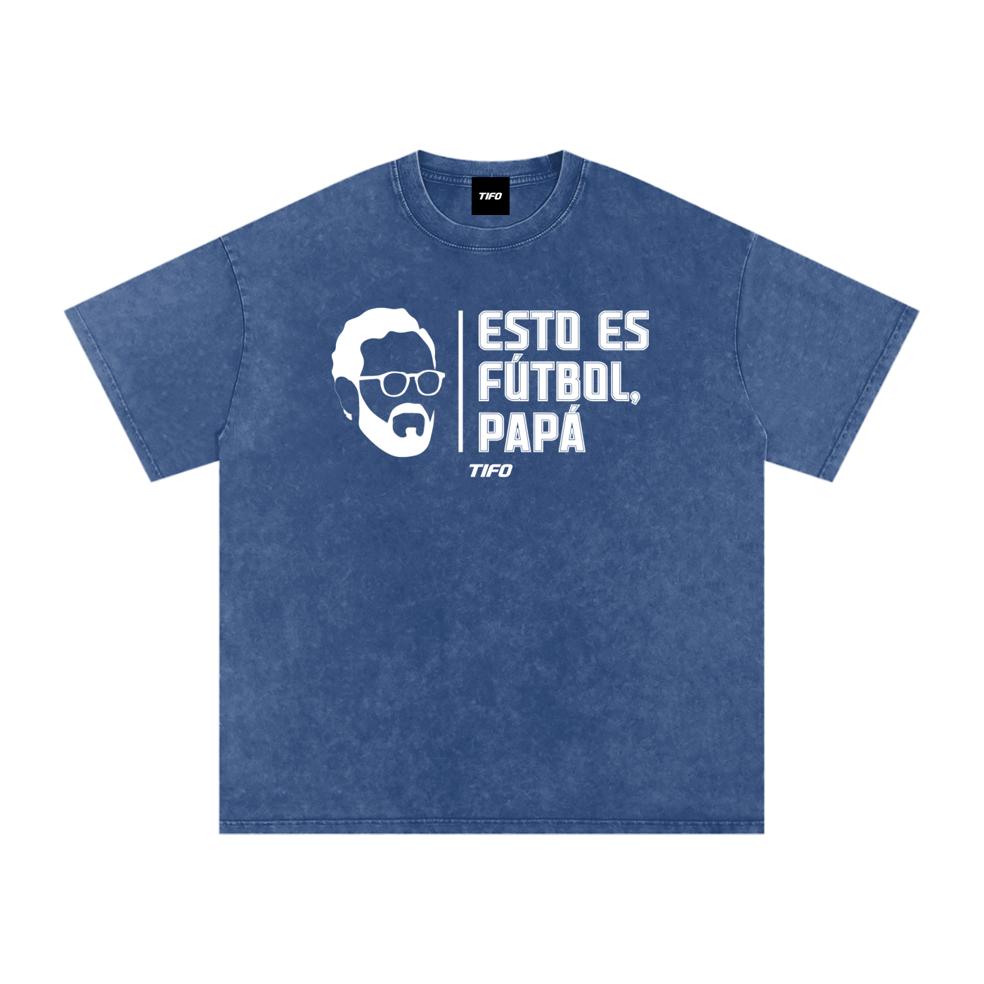 ESTO ES FÚTBOL, PAPÁ - CAMISETA EFECTO LAVADO
