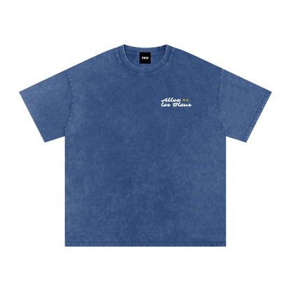 ALLEZ LES BLEUS - CAMISETA EFECTO LAVADO
