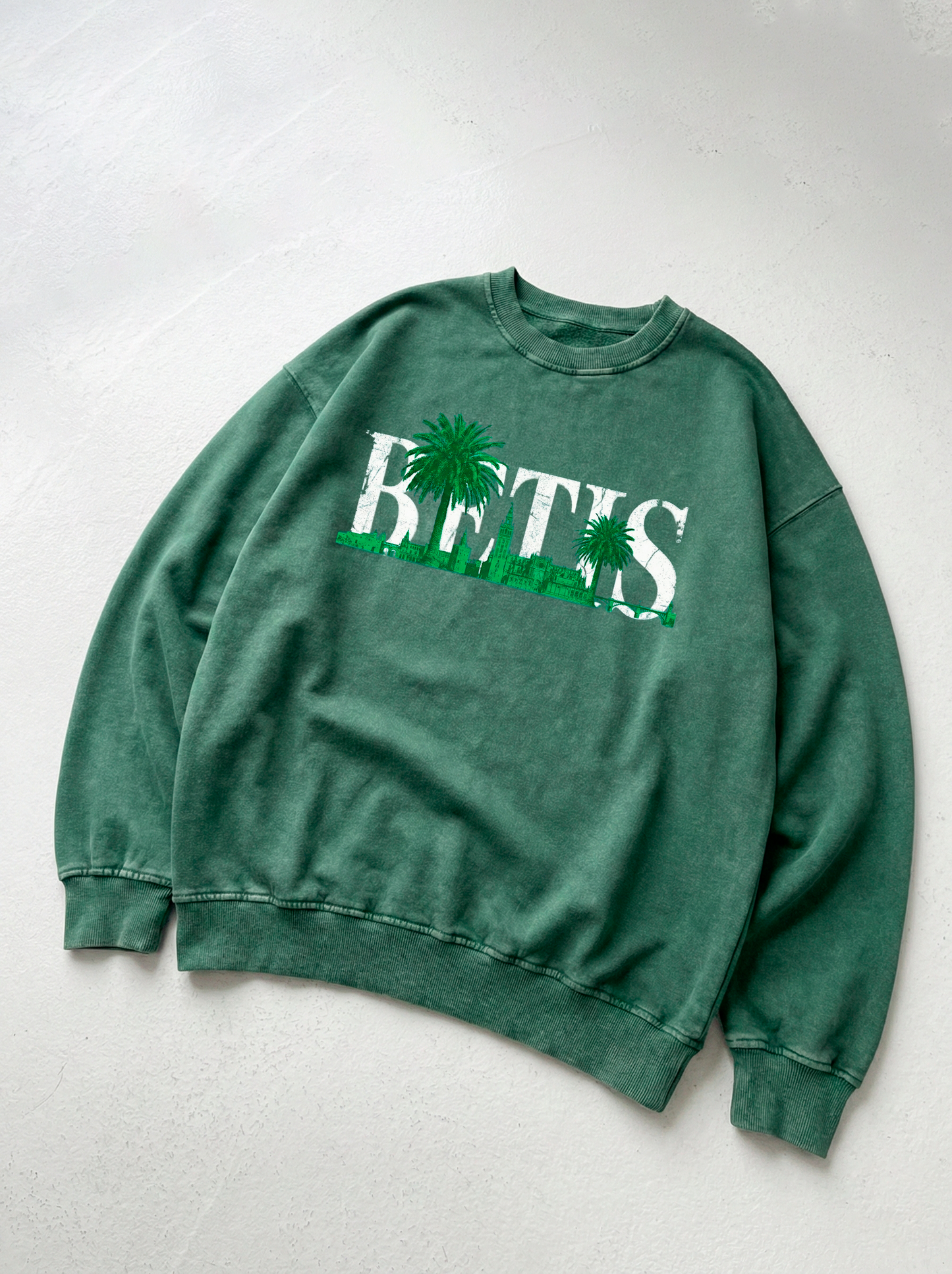BETIS - SUDADERA EFECTO LAVADO (OVERSIZE)