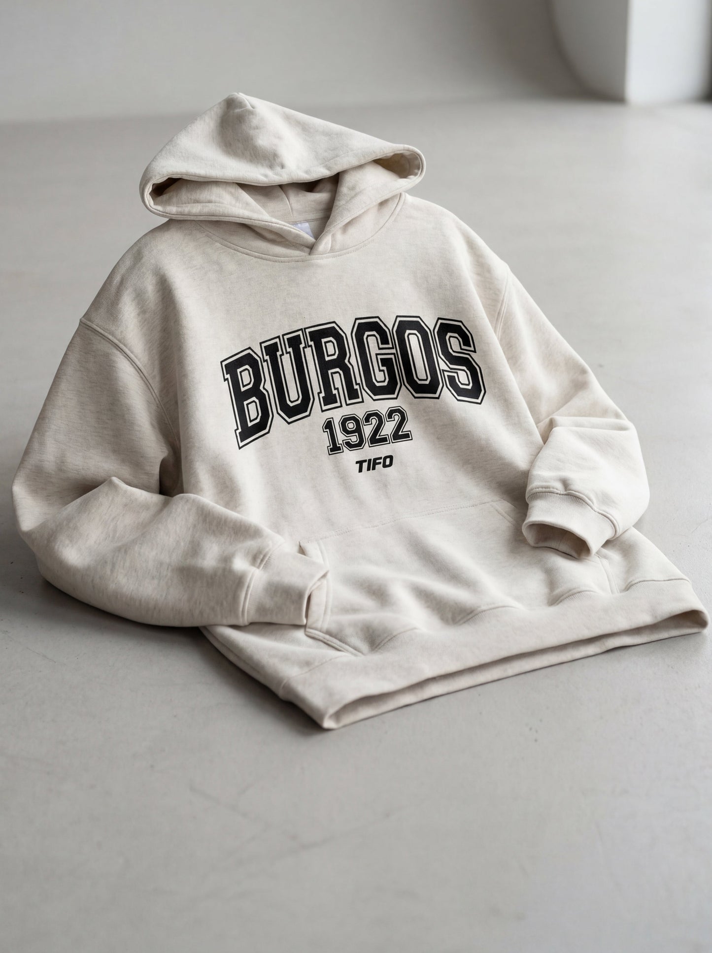 BURGOS 1922 - SUDADERA CON CAPUCHA (OVERSIZE)