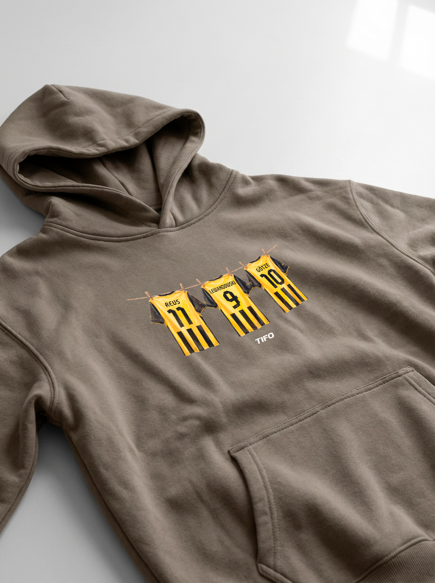 OFFENSIVTRIO (BVB) - SUDADERA CON CAPUCHA (OVERSIZE)