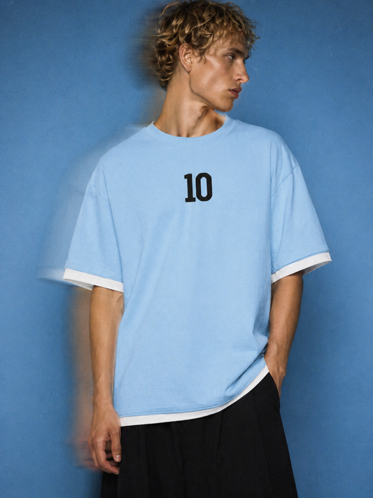 URUGUAY - CAMISETA COLOR BLOCK (OVERSIZE)