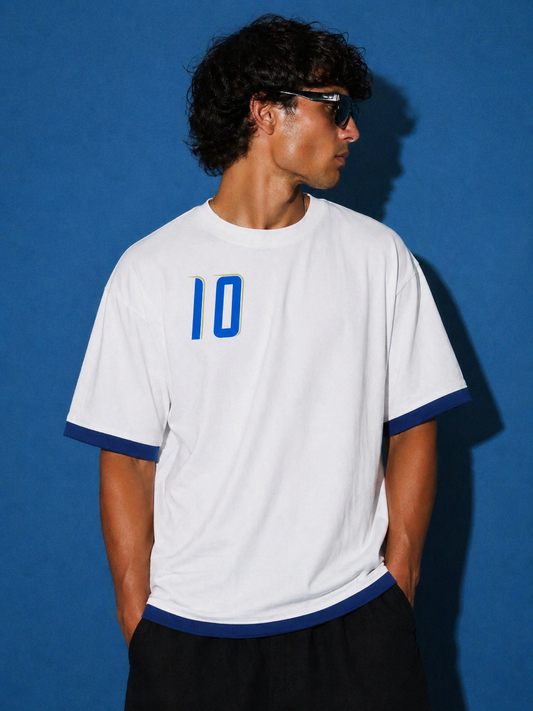 ITALIA - CAMISETA COLOR BLOCK (OVERSIZE)