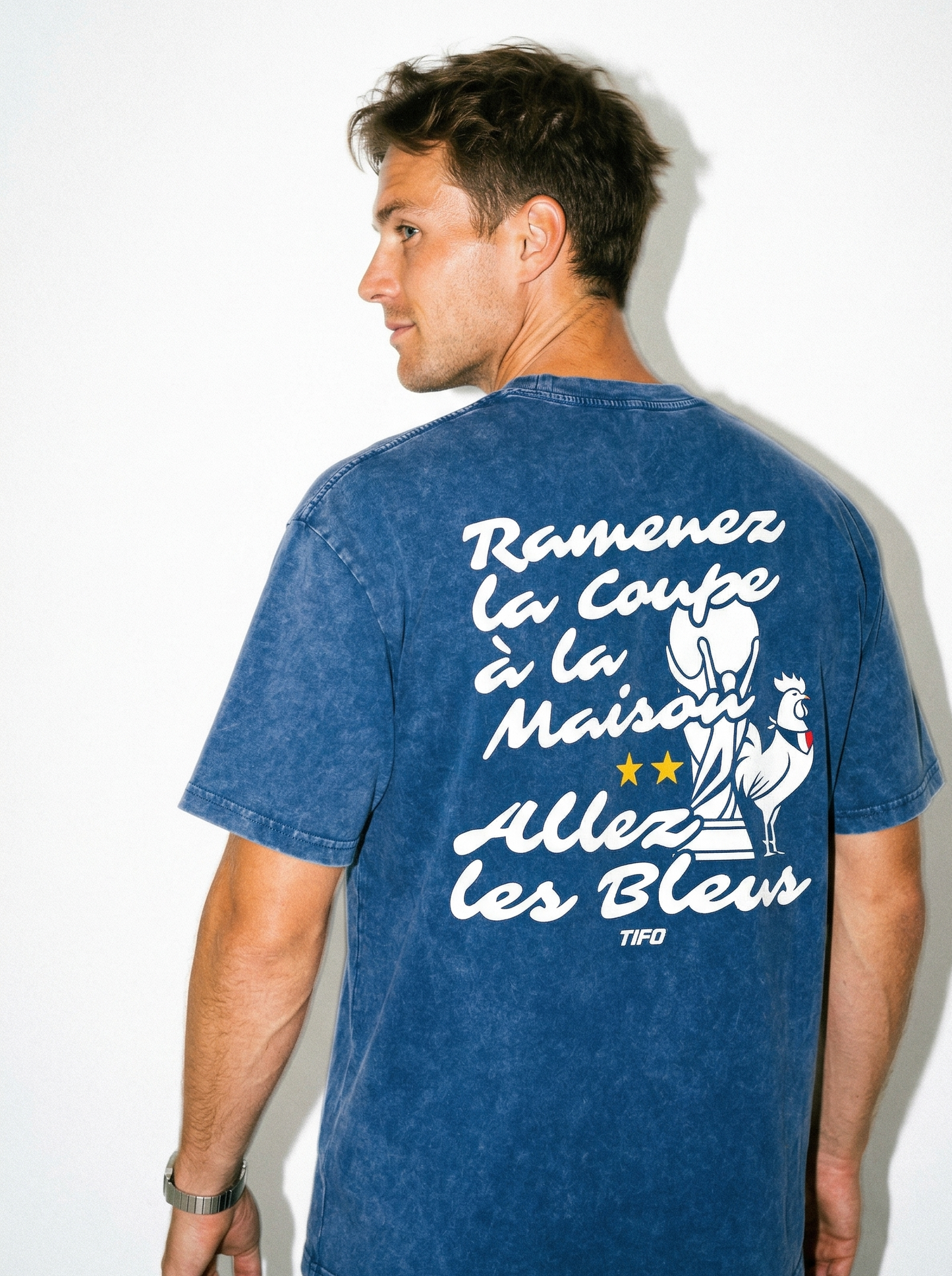 ALLEZ LES BLEUS - CAMISETA EFECTO LAVADO