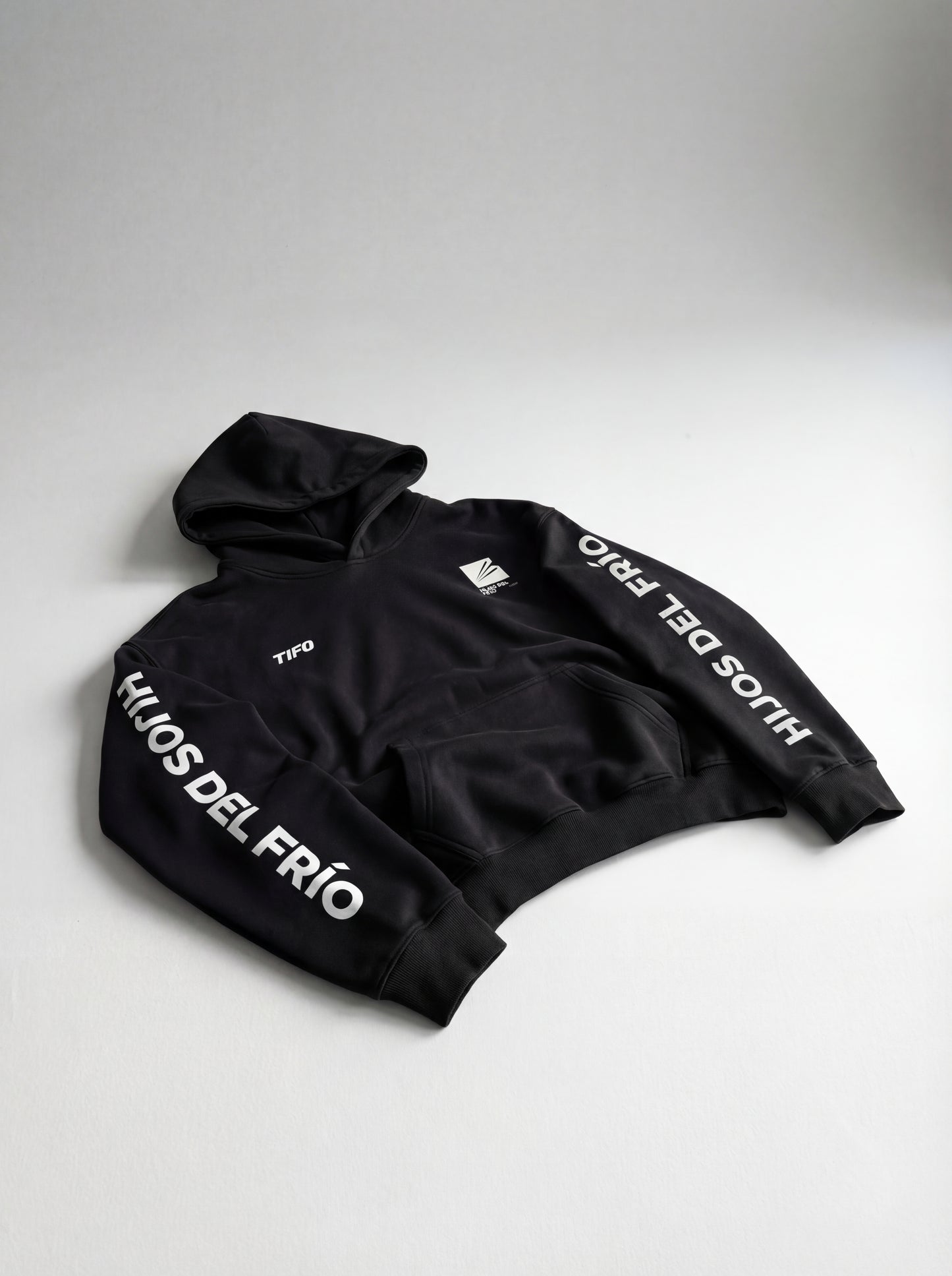 HIJOS DEL FRÍO - SUDADERA CON CAPUCHA (OVERSIZE)