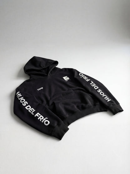 HIJOS DEL FRÍO - SUDADERA CON CAPUCHA (OVERSIZE)