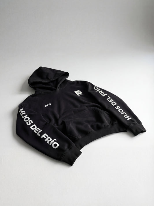 HIJOS DEL FRÍO - SUDADERA CON CAPUCHA (OVERSIZE)