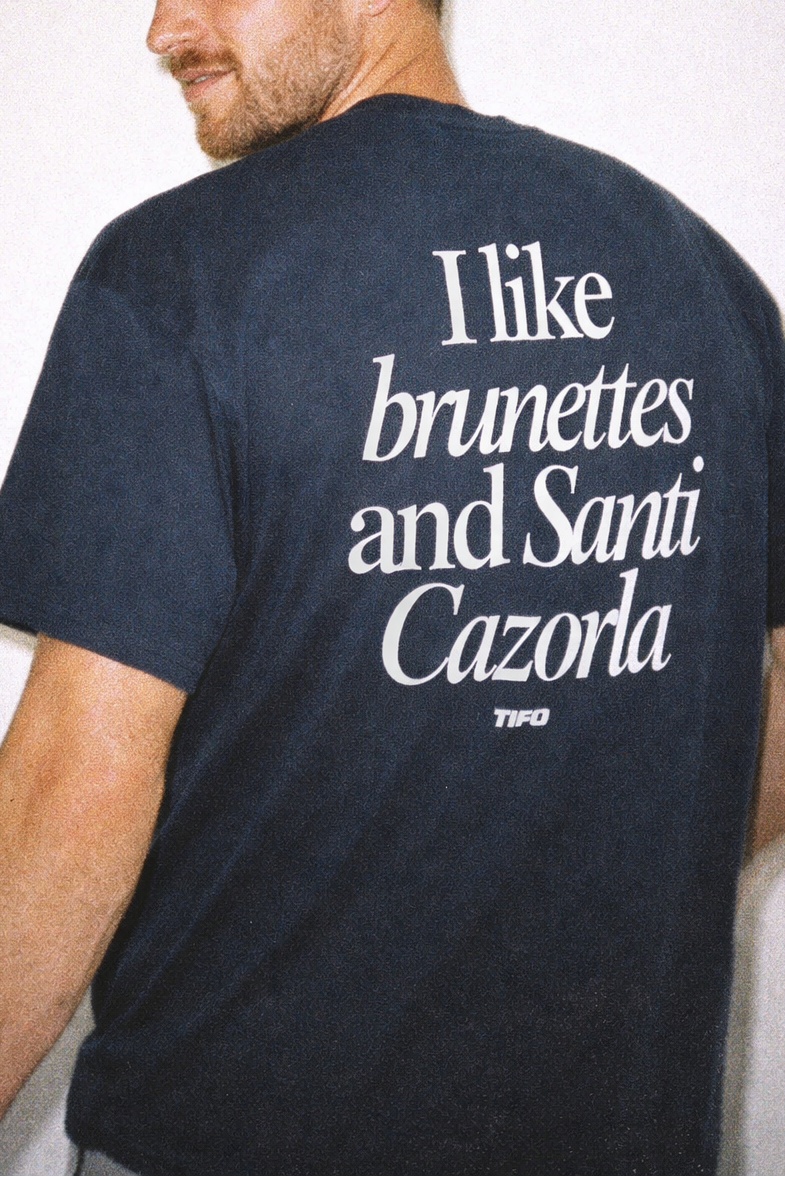 I LIKE BRUNETTES AND SANTI CAZORLA - CAMISETA