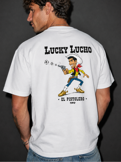LUCKY LUCHO (EL PISTOLERO) - CAMISETA