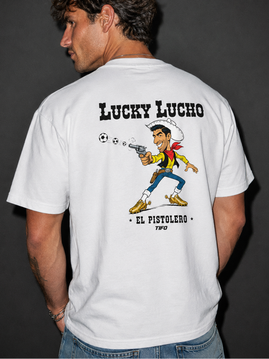 LUCKY LUCHO (EL PISTOLERO) - CAMISETA