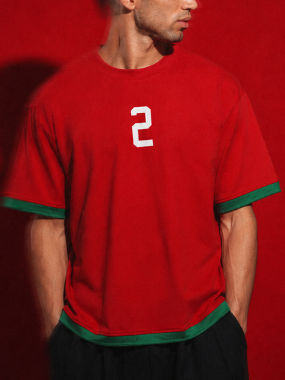 MARRUECOS - CAMISETA COLOR BLOCK (OVERSIZE)