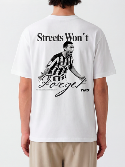 STREETS WON'T FORGET (RUBÉN CASTRO) - CAMISETA