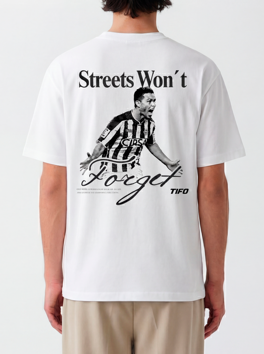 STREETS WON'T FORGET (RUBÉN CASTRO) - CAMISETA