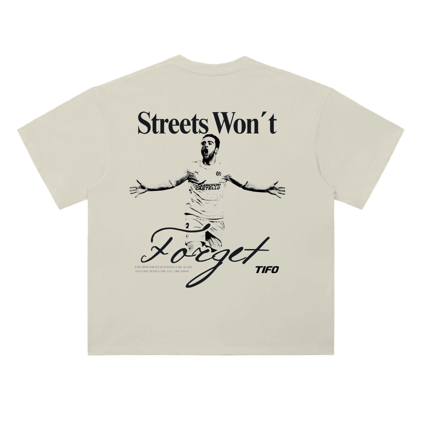 "Streets Won´t Forget (Rossi)" - Camiseta