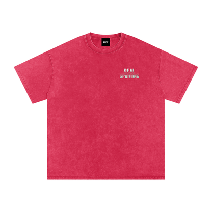 REAL SPORTING - CAMISETA EFECTO LAVADO