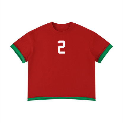 MARRUECOS - CAMISETA COLOR BLOCK (OVERSIZE)