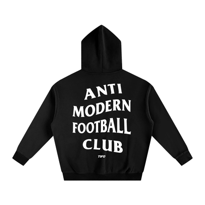 ANTI MODERN FOOTBALL CLUB - SUDADERA CON CAPUCHA (OVERSIZE)