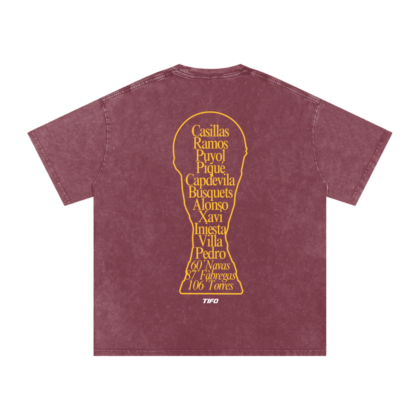 XI ESPAÑA 2010 - CAMISETA EFECTO LAVADO