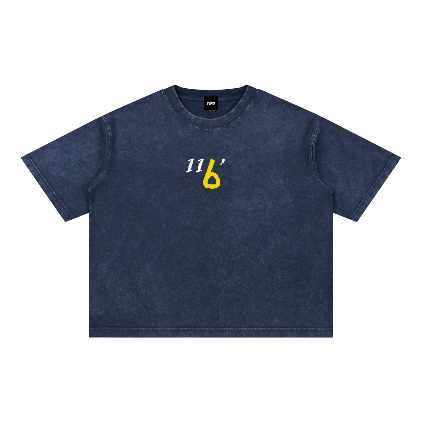 INIESTA 116'- CAMISETA EFECTO LAVADO CORTE CUADRADO