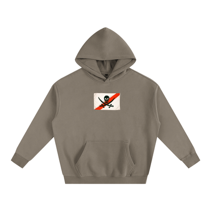BANDERA PIRATA - SUDADERA CON CAPUCHA (OVERSIZE)