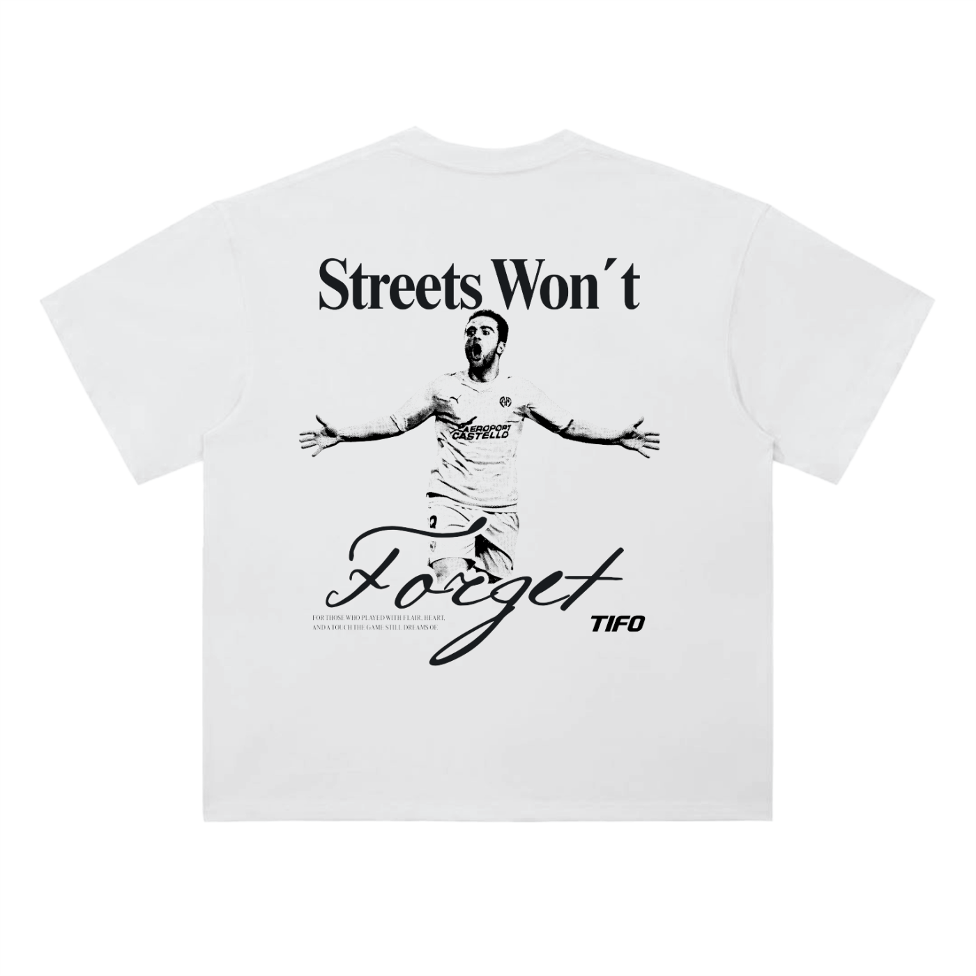 "Streets Won´t Forget (Rossi)" - Camiseta