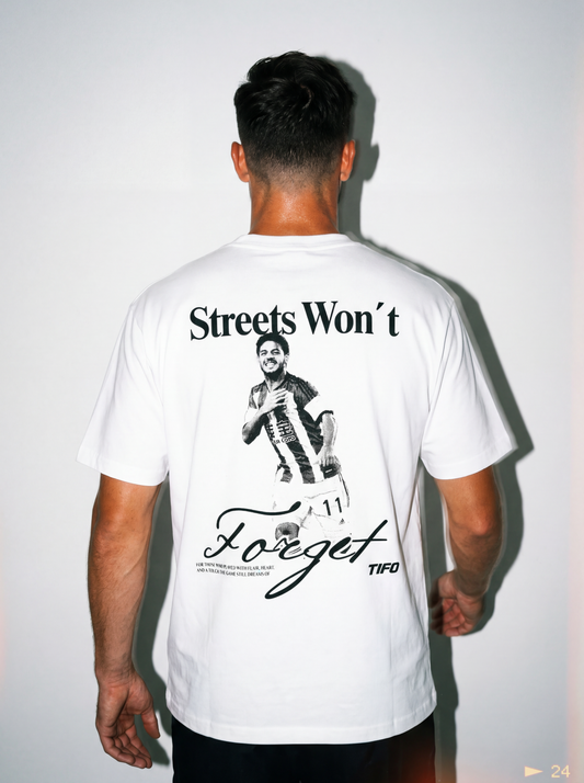 STREETS WON’T FORGET (CARLITOS) - CAMISETA
