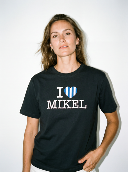 I <3 Mikel - Camiseta (Negro)